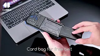 Casebus - Slim Armor Wallet Phone Case with Credit Card Holder