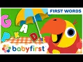 Toddler learning s with Larry Vocabularry Learning first words Larry s Eggs Baby First TV