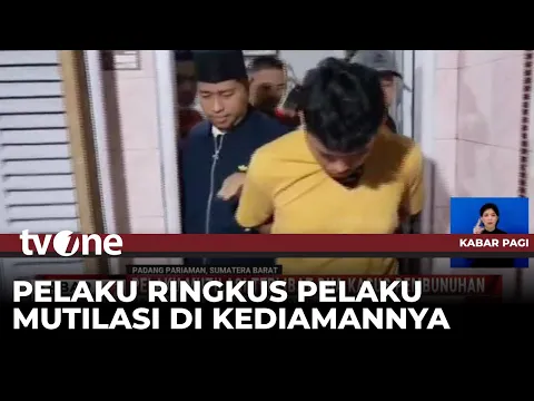 Pelaku Mutilasi di Padang Pariaman Terlibat Dua Kasus Pembunuhan