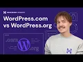 WordPress com vs WordPress org Explained
