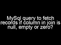 Write an SQL query to select all records from one table that do not exist in another table