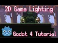 How to Use 2D Lights in Godot 4 Tutorial for Beginners