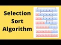 Selection Sort algorithm theory working and python program