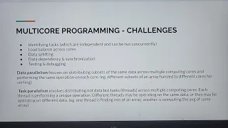 OS Challenges in Multiprogramming Data Parallelism Task Parallelism