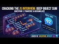 Javascript Coding Interview Question Find sum of Numbers Inside Nested Object Problem 1