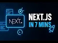 Next js Explained Basics of Next js Framework in Under 7 Minutes