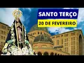 Lagu Santo Terço de Hoje - 20/02/2026 | Mistérios Dolorosos | Com Maria na Confiança | Sexta-feira