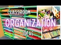 Classroom ORGANIZATION Ideas Classroom Setup Ideas for a Clean AND Organized Classroom