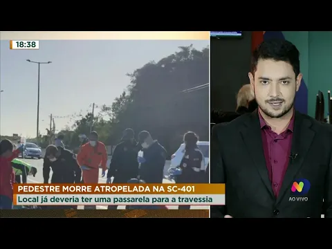 Mulher morre atropelada na SC-401, em Florianópolis