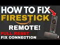How to RESET FIX FIRE STICK Remote including connection