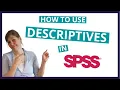 SPSS tutorials for beginners PART 4 - Using descriptive statistics frequencies crosstabs