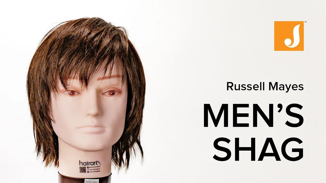Medium Length Razored Mens Shag Haircut Tutorial