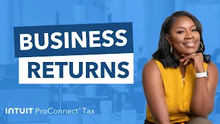 Intuit ProConnect Business Returns