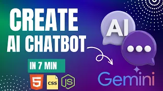 Build an AI Chatbot with HTML CSS JavaScript Gemini API Step-by-Step Tutorial