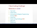 7 top coding challenge in 2020