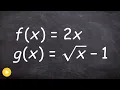 How to multiply two functions and identify domain