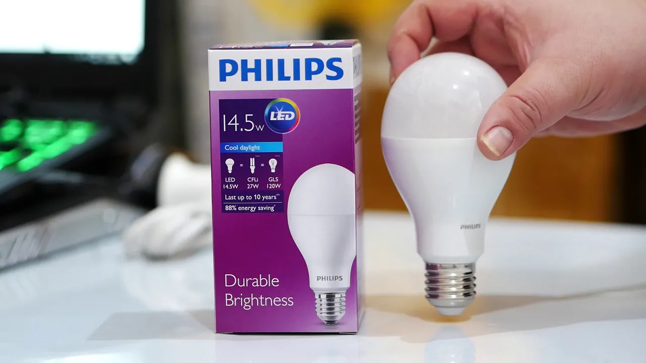 Servis lampu led philips 14,5watt