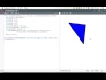 How can I animate a triangle using Coding with Chrome