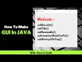 How To Make GUI Application In JAVA With Source Code Nation For All