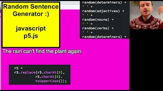 Random Sentence Generator in Javascript tutorial