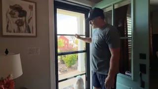 Full Review Larson 80 Split Fullview 36-Inch Storm Door with Retractable Screen