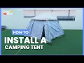 How to Install the 2-4 Person Instant Pop-up Camping Tent with Rainfly NP11365