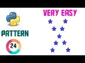 how to print pattern X in python in hindi - Letter X kaise banaye