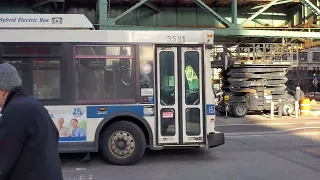 MTA Bus 2006 Orion VII OldGen HEV operating on the Q101