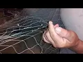 Download Lagu How to patch a large hole in a cast net