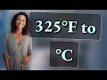 What Celsius Temperature Equals 325 F for Baking Cakes