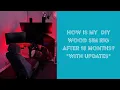 Updated Cheap Wood DIY Sim Rig after 18 months Triple monitors DD Wheel