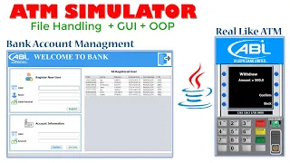 REAL ATM Simulator Java Project Source Code Full Explanation Java Mini Project for Students