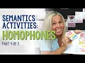 Language Structures Understanding Semantics Part 4 Homophones