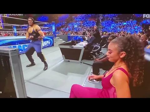 Download MP3 Shanky Dancing With Samantha Irvin! WWE Friday Night Smackdown! 6/3/22