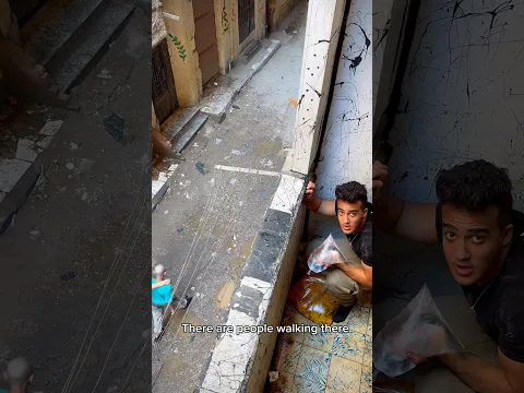 مقلب اكياس المايه اقوي مقلب هتشوفه🤦‍♀️😂😂#omar_elmagic #shorts #funny