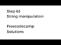 Scientific Computing with Python Beta Certification Step 63
