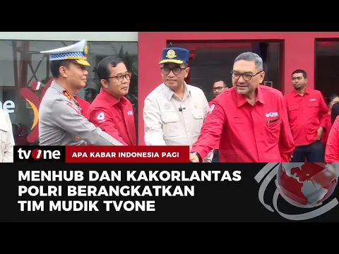 Detik-Detik Pemberangkatan Tim Mudik tvOne ke Sejumlah Daerah