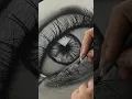 Step by Step Realistic EYE Drawing using CHARCOAL