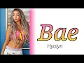 Lagu HYOLYN(효린) - BAE Lyrics [Han/Rom/Eng]