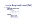 Internet Relay Chat Protocol IRCP - Introduction
