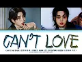 can't be blue (캔트비블루) "can't love (Ft. HAN (한) OF Stray Kids (스트레이키즈)" (Color Coded Lyrics)