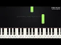Die With A Smile - Lady Gaga, Bruno Mars | SLOW BEGINNER PIANO TUTORIAL + SHEET MUSIC by Betacustic