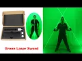 Mini Dual Direction Green Laser Sword For Laser Man Show 532nm 200mW Double Headed Wide Beam Laser