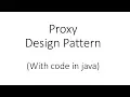 Proxy Design Pattern in Java