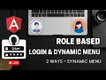 Role-Based Authentication in Angular App Angular Tutorial