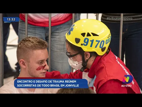 Encontro e desafio de trauma reúnem socorristas de todo Brasil em Joinville