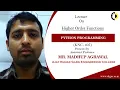 Higher Order Functions Python Programming Lecture 05 By Mr Madhup Agrawal AKGEC