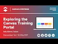 Canvas Training Portal