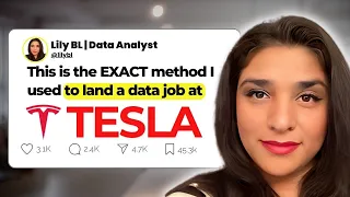 Tesla Data Analyst This is how to land a data job Lily BL