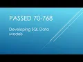 How I Passed 70-768 - Developing SQL Data Models